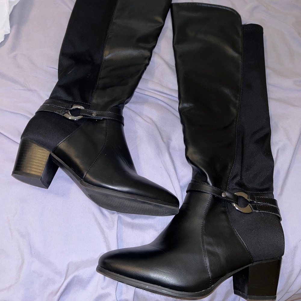 Tall boots wide calf size 11